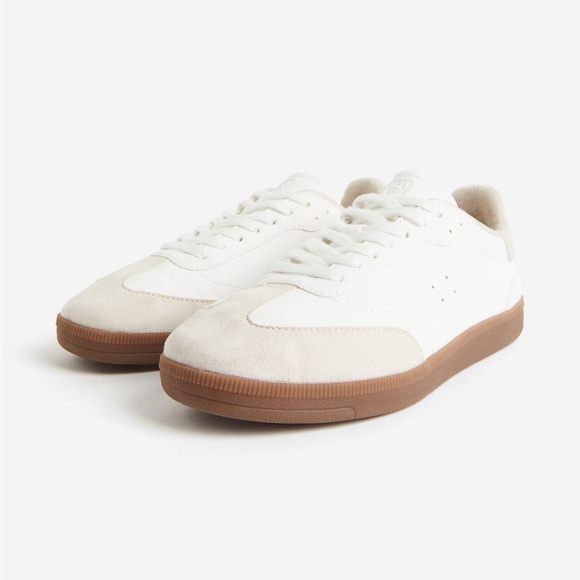 H&M Shoes - White and Cream Sneakers